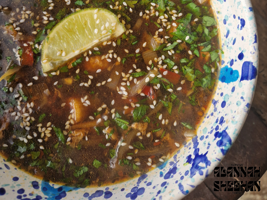 Asian cabbage broth