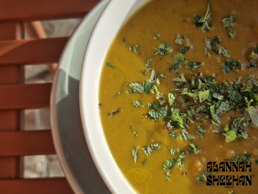 Carrot, Ginger and coconut soup