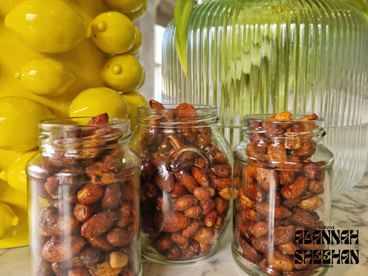 Harissa and rosemary mixed nuts